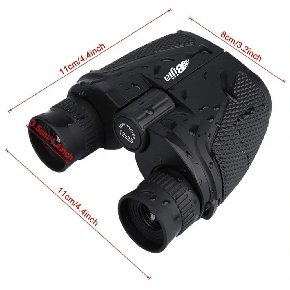 G4Free Bijia Compact Binoculars 12x25 Small Lightweight Outdoors Hiking Travel